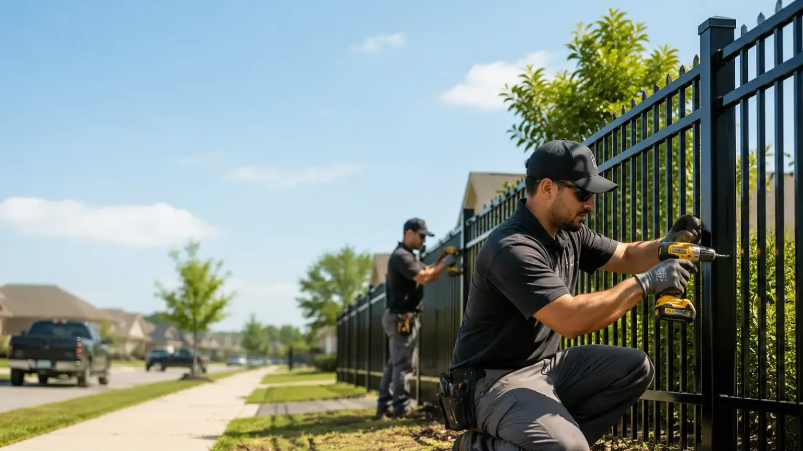 Metal Fence Installation in Hiltons, VA